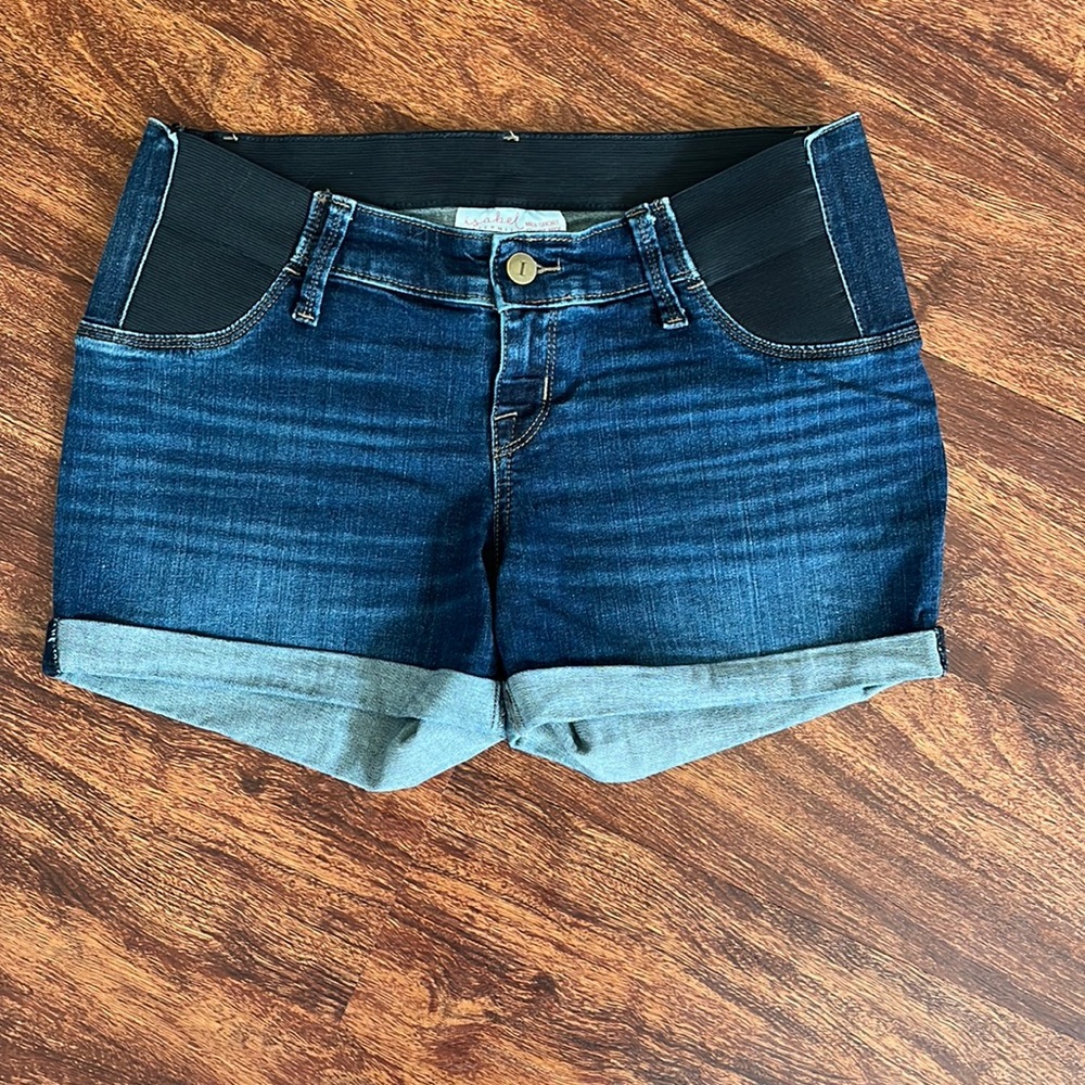 Isabel maternity midi shorts size 4